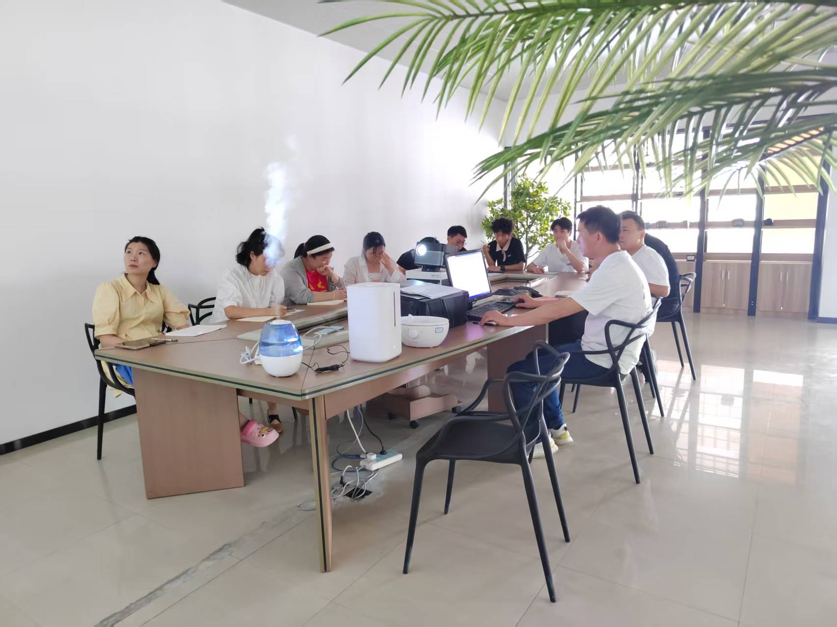 Sesión de formación sobre conocimientos sobre humidificadores