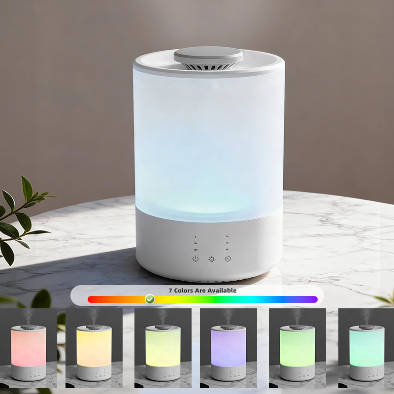 Landsign presenta un humidificador de niebla fría de 3 litros con luz de 7 colores y aromaterapia
