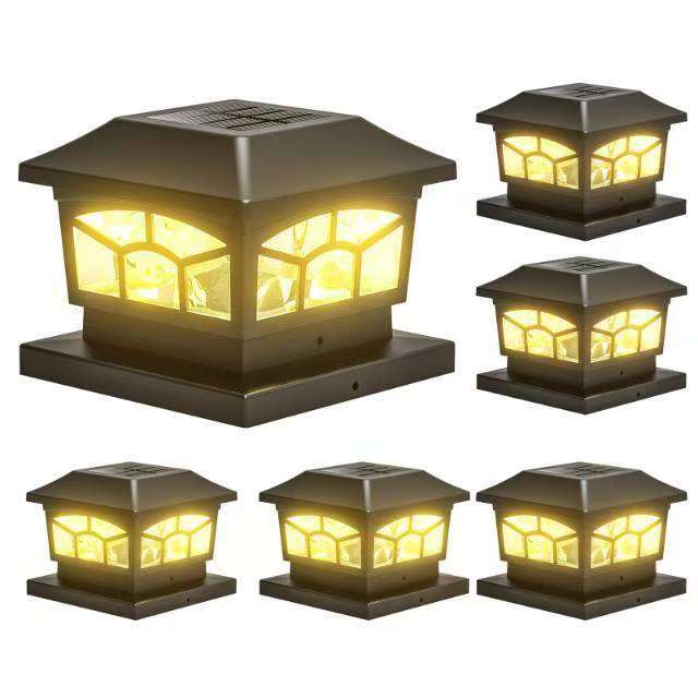 Luz de capital solar de 8 LED