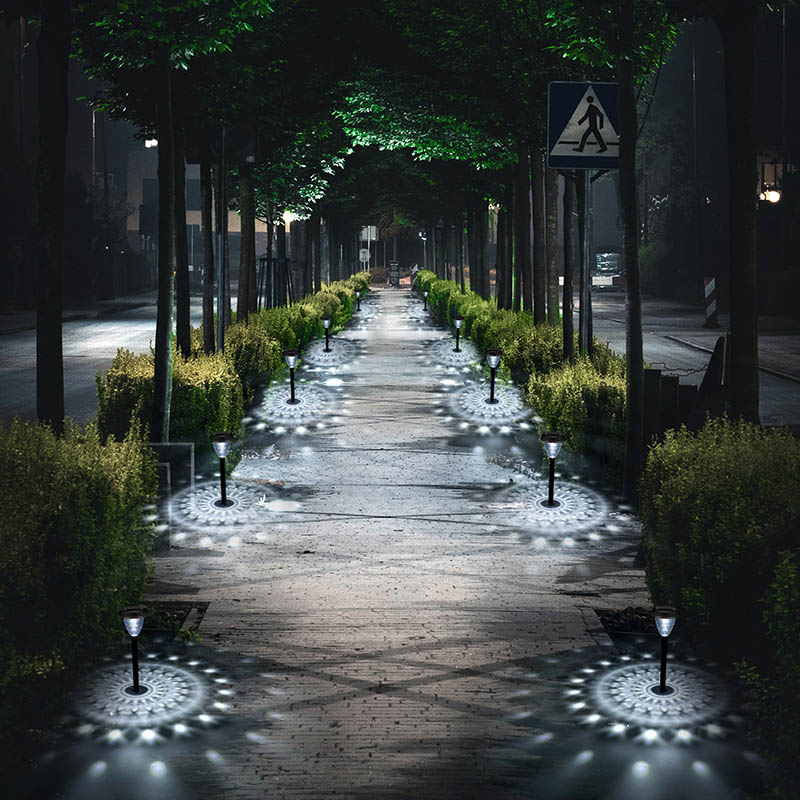 Luces solares para caminos al aire libre