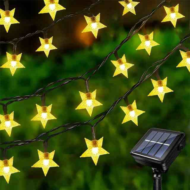 Guirnalda de luces solares Twinkle Star 50 LED