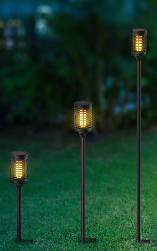 Luces solares LED al aire libre impermeables para lámpara de jardín