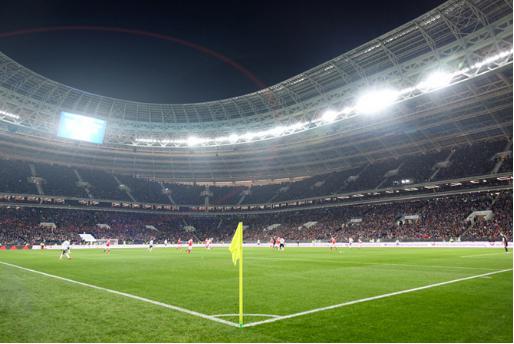 La Copa del Mundo comienza esta noche y el LED ilumina la Arena de la Copa del Mundo 2018